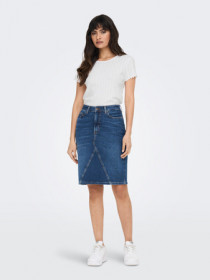 ONLY Hulmønster T-shirt Carlotta White